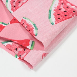 Watermelon Fabric,Home Decor/Drapery/Face Mask/Cap/Hat/Clothing/Apparel/Quilting/Upholstery/Sofa/Chair/Cushion/Pillow/Tablecloth Fabric image 10
