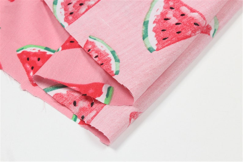 Watermelon Fabric,Home Decor/Drapery/Face Mask/Cap/Hat/Clothing/Apparel/Quilting/Upholstery/Sofa/Chair/Cushion/Pillow/Tablecloth Fabric image 10