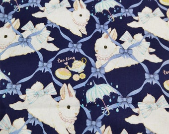 Lolita Fabric,Bunny Fabric,Rabbit Fabric,Quilting Fabric,Upholstery Fabric,Home Decor Fabric,Drapery Fabric,Clothing/Apparel Fabric