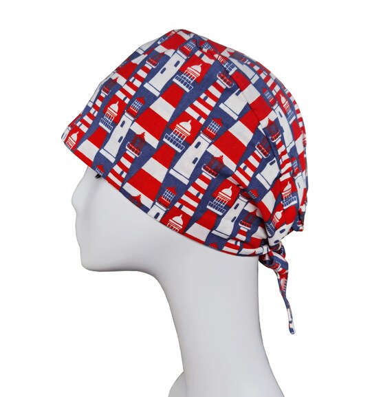 Bouffant Cap Women, Adjustable Working Hats Elastic Scrub Hats N 並行輸入品 Cotton Working Cap with Button Sweatband Adjustable Heartbeat