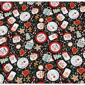 Christmas Fabric,Santa Claus Fabric,Winter Fabric,Santa Fabric,Quilting/Upholstery/Sofa/Chair/Cushion/Pillow/Tablecloth/Home Decor Fabric