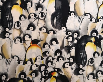 Penguin Fabric,Home Decor/Drapery/Face Mask/Cap/Hat/Clothing/Apparel/Quilting/Upholstery/Sofa/Chair/Cushion/Pillow/Tablecloth Fabric