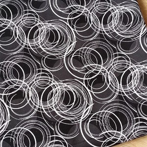 Cirkels stof, abstracte stof, geometrische stof, bekleding / bank / stoel / kussen / kussen / tafelkleed / home decor stof, gordijnen stof, tas stof