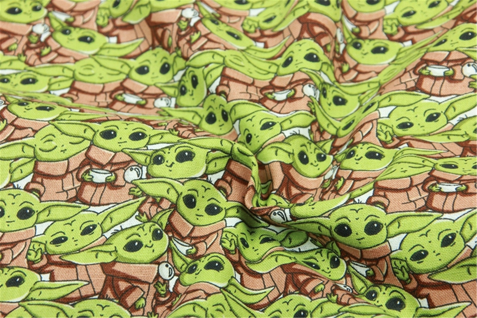 Baby Yoda FabricYoda FabricStar Wars Fabric By Half Yard Etsy