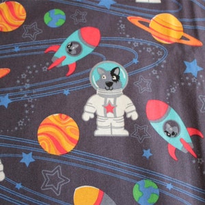 Space Fabric,Dog Fabric,Astronaut Fabric,Quilting/Upholstery/Sofa/Chair/Cushion/Pillow/Tablecloth/Home Decor/Drapery/Clothing/Apparel Fabric