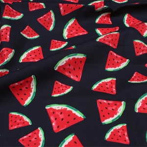 Watermelon Fabric,Home Decor/Drapery/Face Mask/Cap/Hat/Clothing/Apparel/Quilting/Upholstery/Sofa/Chair/Cushion/Pillow/Tablecloth Fabric image 5