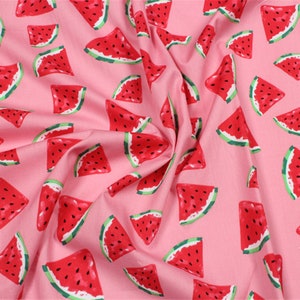 Watermelon Fabric,Home Decor/Drapery/Face Mask/Cap/Hat/Clothing/Apparel/Quilting/Upholstery/Sofa/Chair/Cushion/Pillow/Tablecloth Fabric image 7