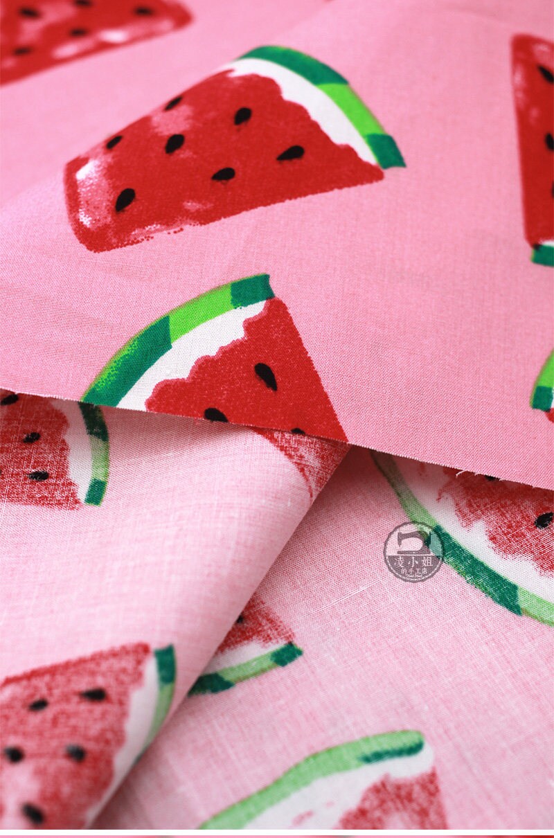 Watermelon FabricFruit Fabric By Half Yard Etsy