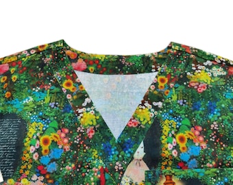 Womens Scrub Tops,T Shirt Style Scrub Top,Scrub Tops Women Design,Female Scrub Top,Rabbit Scrub Top,Cartoon Scrub Tops,Scrub Top Green
