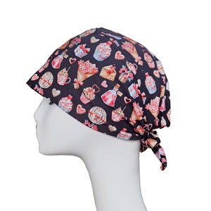 Woman Scrub Hat,Womens Scrub Cap,Womens Scrub Hat,Woman Surgical Cap,Cute Scrub Hat,Surgical Hat Buttons,Scrub Cap for Nurse,Cute Scrub Cap