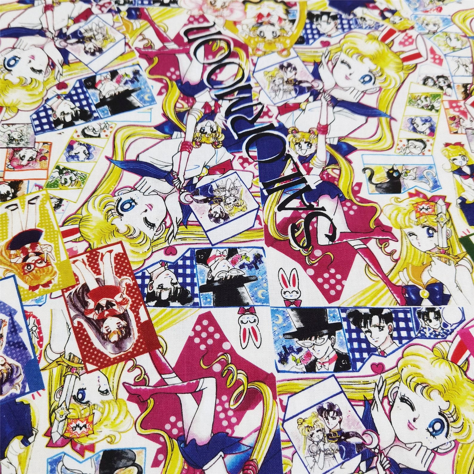 Japanese Anime FabricSailor Moon FabricUsagi Tsukino Fabric Etsy