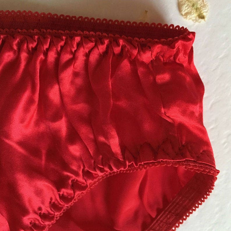 SALE Joan Red Silk Bra & Knickers Set Panties Lingerie | Etsy