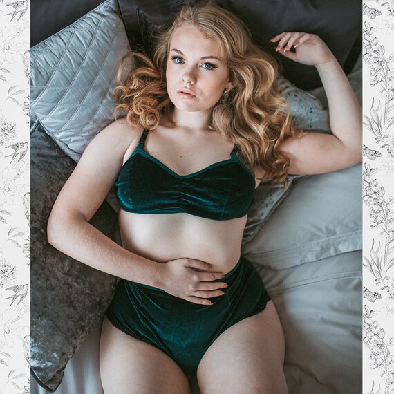 velvet bralette