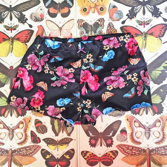 black floral pyjamas