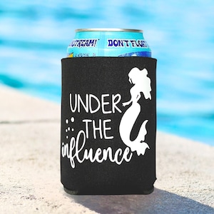 Mermaid Can Cooler, upominki na wieczór panieński, akcesoria plażowe dla kobiet, Tropical Beer Hugger, dekoracja baru w stylu marynistycznym, Pool Barty Can