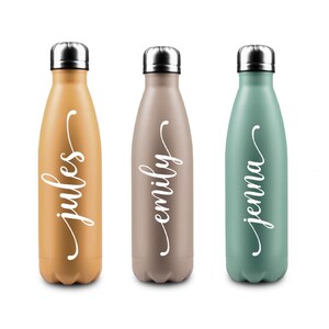 Personalized Name Decal for Water Bottle, Custom Name Stickers for Laptop, DIY Gifts for Friends, Name Labels for Tumblers, Stocking Stuffer