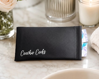 Bolsa de corchos Coochie, divertidos regalos para rellenar calcetines navideños para mujeres, neceser de la Semana del Tiburón, bolsa de té de vampiro para guardar tampones