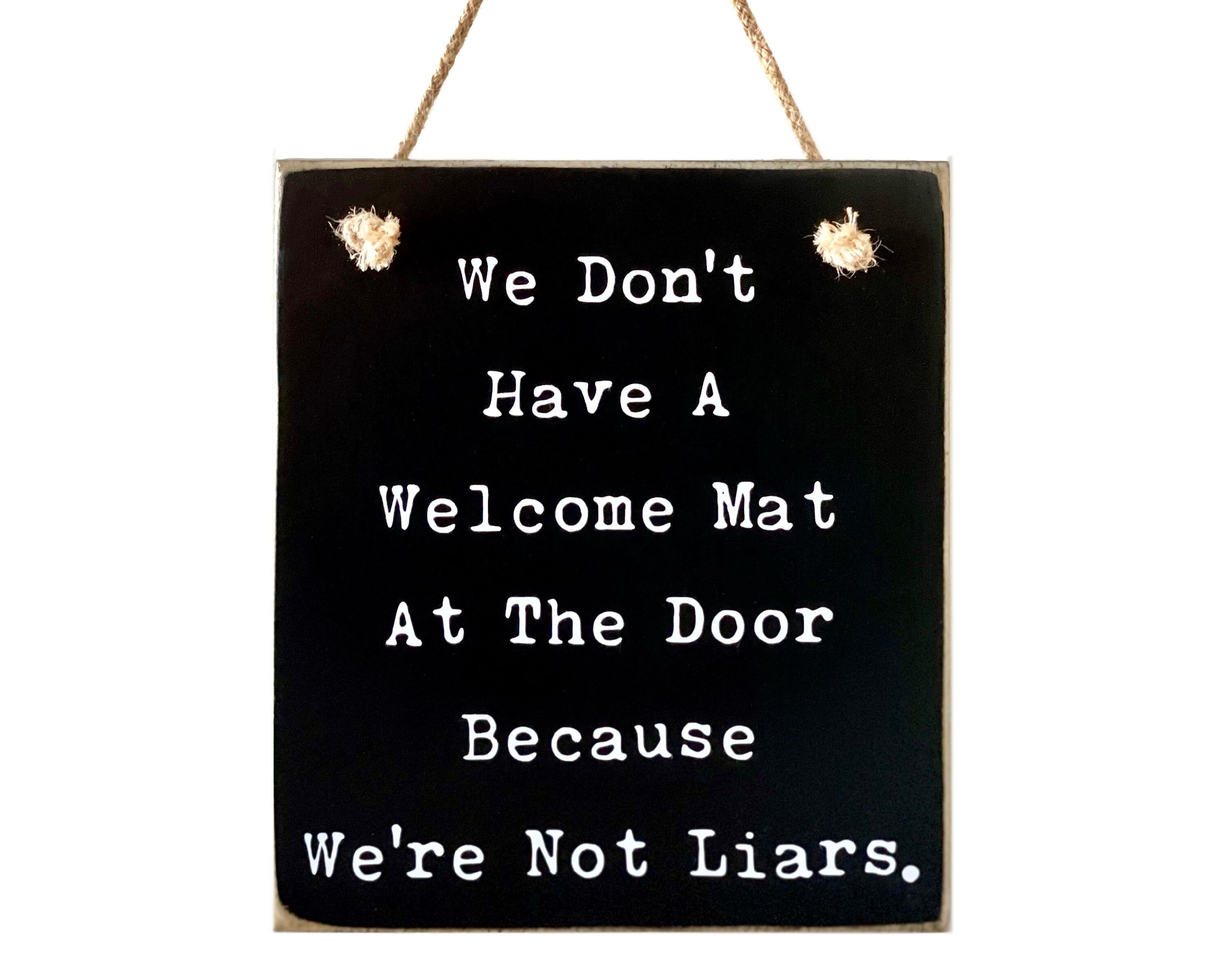 Funny Front Door Sign No Soliciting Sign Door Knocker We Etsy