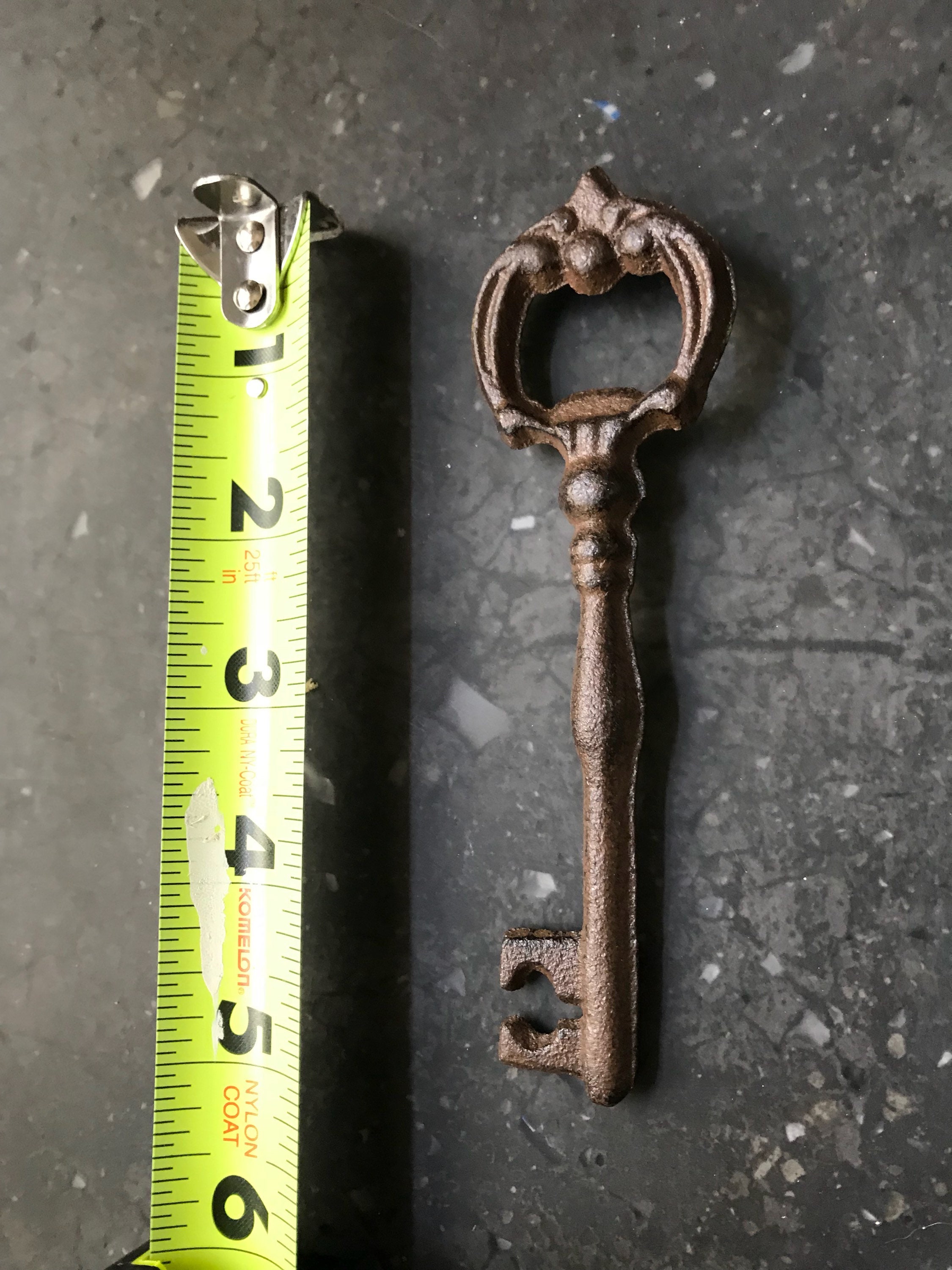 Vintage Key Beer Bottle Opener Church Key Skeleton Key Cast Etsy