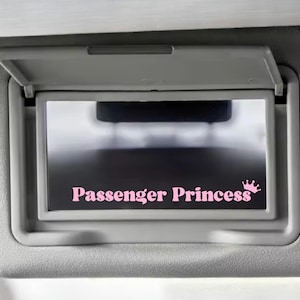 Leuke autostickers passagiersprinses voor vrouwen, girly-autoaccessoires voor vriendin afbeelding 6