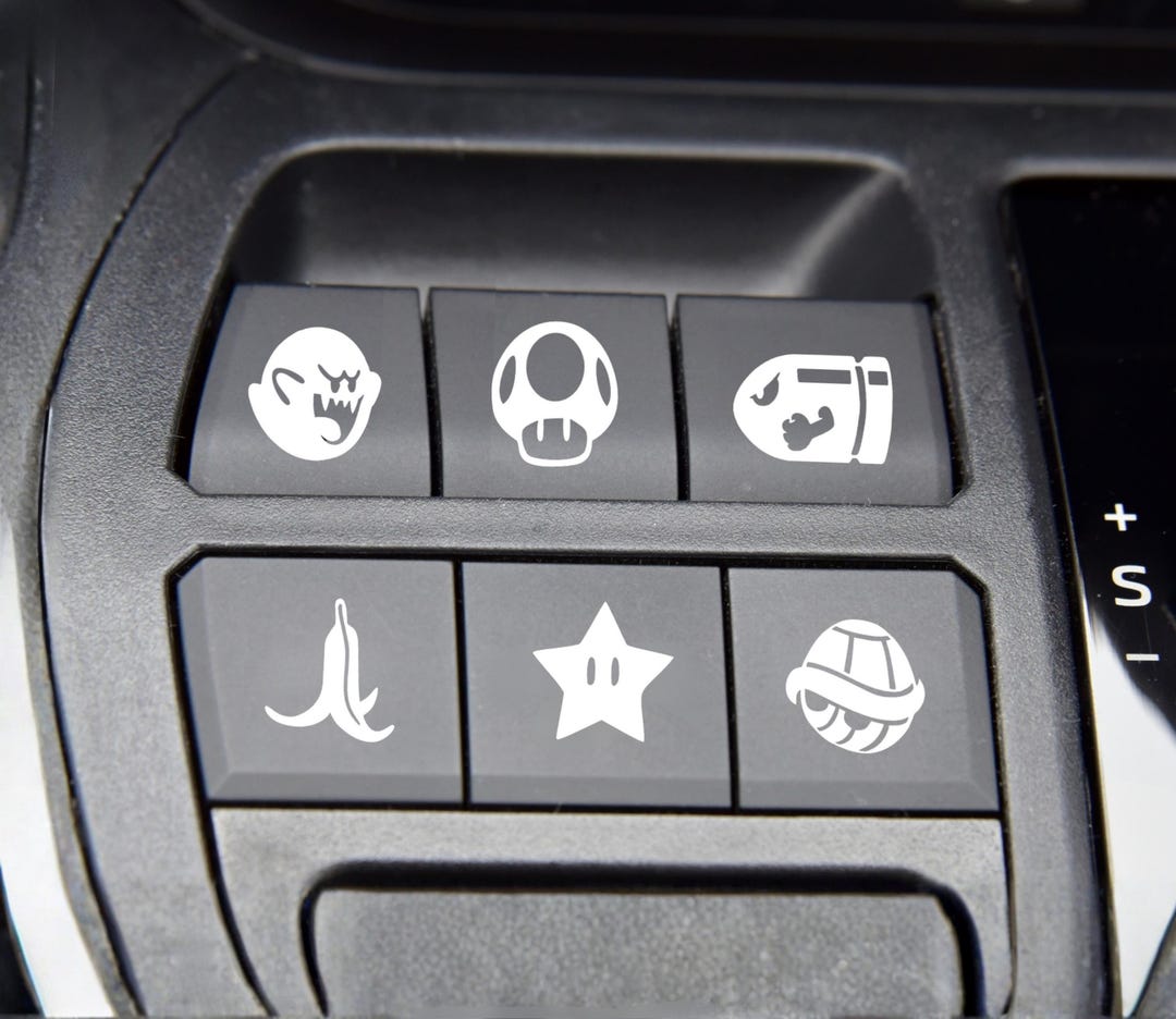 Funny Blank Button Decals for Car 6PACK, Car Button Decals, Stocking ...