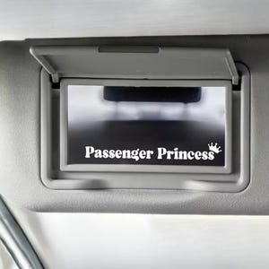 Leuke autostickers passagiersprinses voor vrouwen, girly-autoaccessoires voor vriendin afbeelding 4