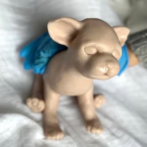 Kit BLANK Puppy Baby, kit sin pintar de cuerpo completo de silicona Ecoflex 20, esculpido por Magdalena Binczewska.