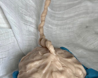 BIG Silicone Birthing Sculpture Placenta with Umbilical Cord by Magdalena Binczewska unpainted