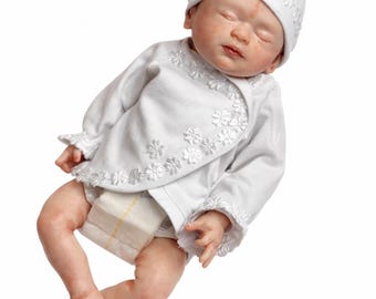 Unikat-Silikonpuppe, Frühchen, realistisch, lebensechtes Baby, Kunst, Unikat, Mädchen Olivia