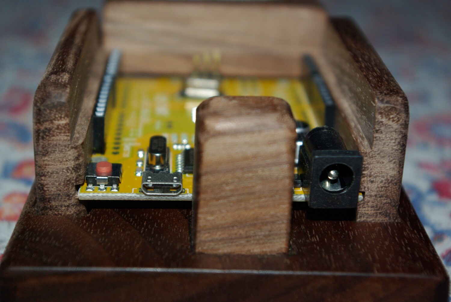 Deluxe wooden arduino base Breadboard Wood case Learn | Etsy