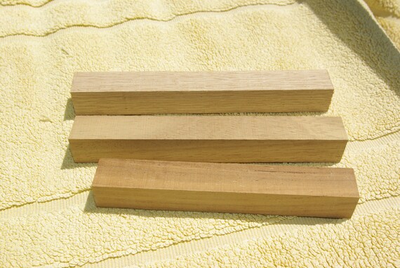 10 x WOODTURNING WOODWORKING TEAK PEN BLANKS