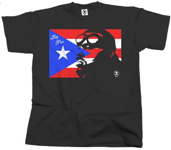 Big Pun Puerto Rico Flag Tshirt Big Punisher Tee Hip Hop Etsy