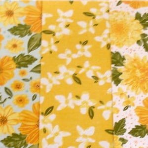 Papiers imprimés, Stampin'Up, Collection Fleurs Ensoleillée, format 15 x 15 cm, lot de 12 feuilles