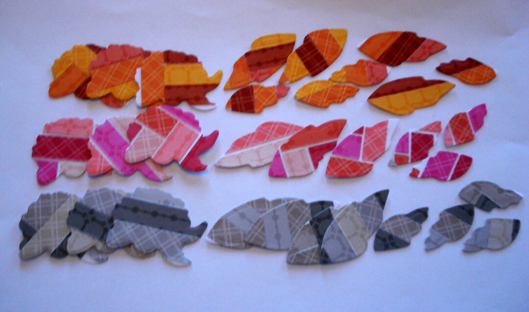 Cutouts Scrapbooking Scrap Flowers Leaves Paper Embellishment Etsy