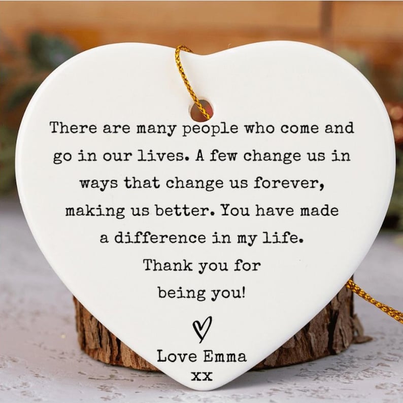 Never the Difference You Have Made You Make Personalized Thank