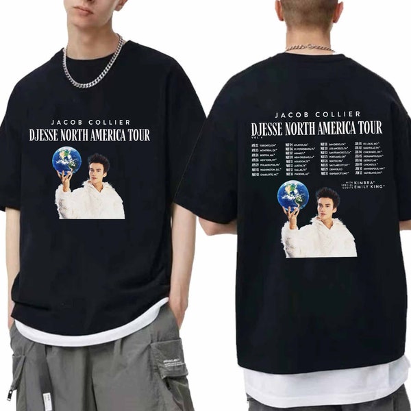 Jacob Collier Djesse North America Tour 2024 Shirt, Jacob Collier Fan Shirt, Jacob Collier 2024 Concert Shirt, Djesse North America Concert