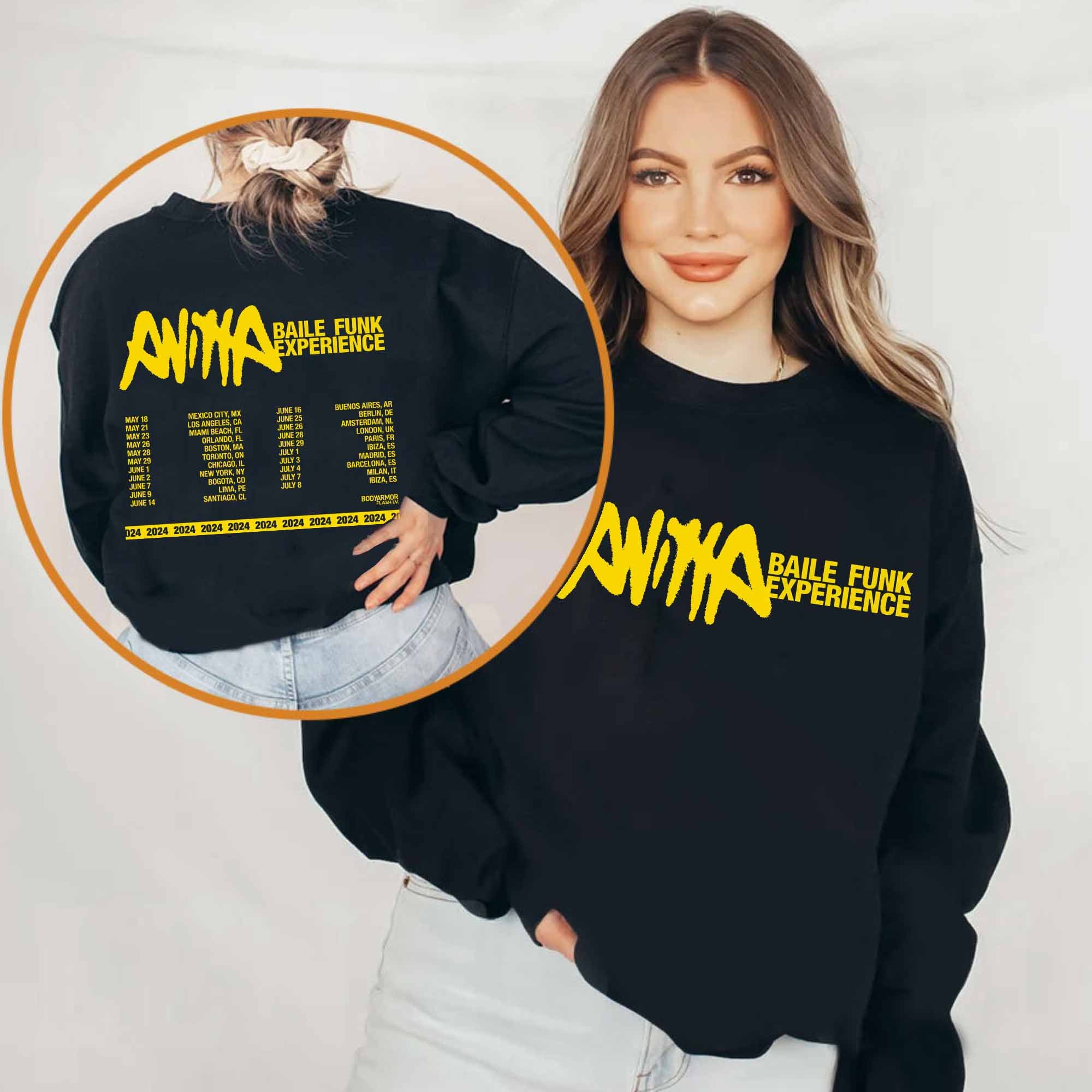 Anitta Baile Funk Experience Tour 2024 Shirt, Anitta Fan Shirt