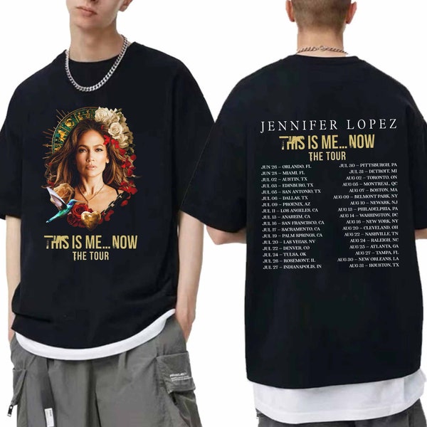 Jennifer Lopez - 2024 This Is Me Now Tour Shirt, Jennifer Lopez Fan Shirt, This Is Me Now 2024 Concert Shirt, Jennifer Lopez 2024 Concert