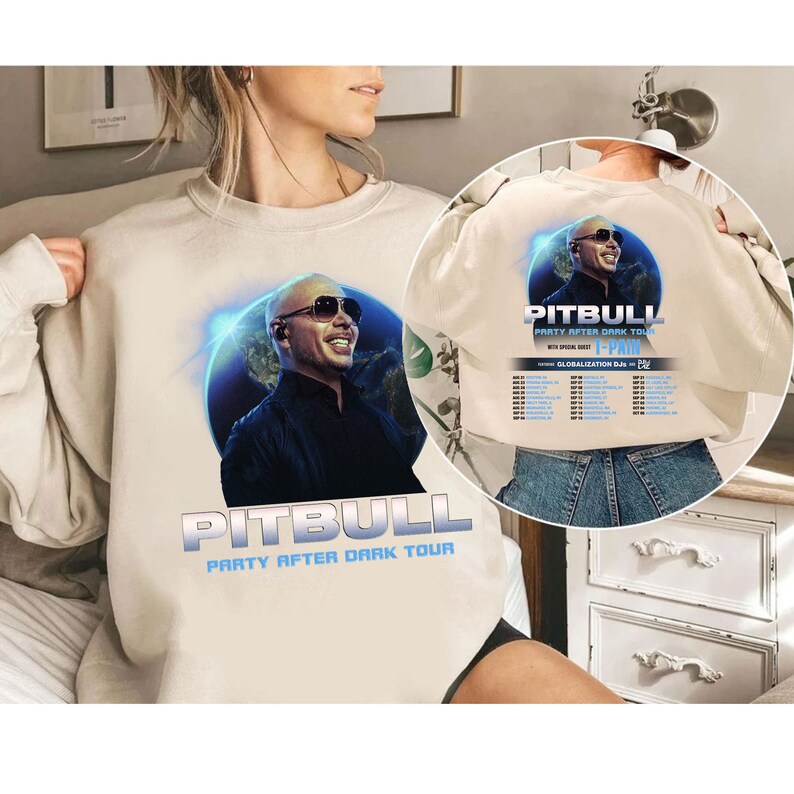 Pitbull Party After Dark Tour 2024 Shirt, Pitbull Fan Shirt, Pitbull