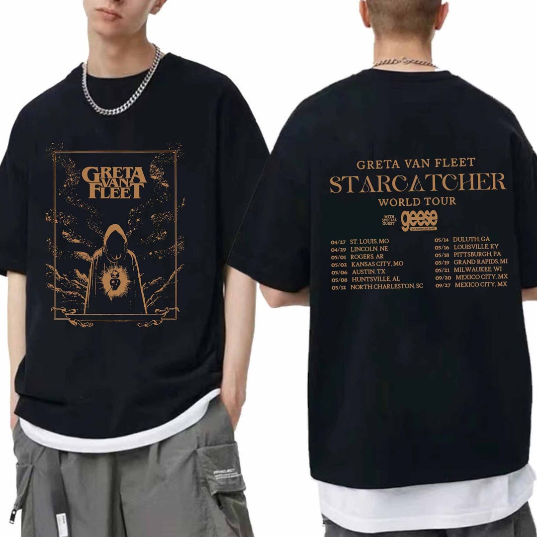 Greta Van Fleet Starcatcher World Tour 2024 Shirt, Greta Van Fleet Band ...