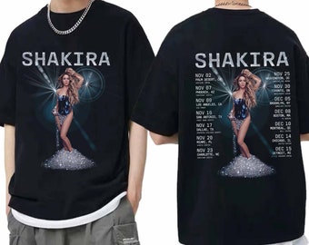 Shakira 2024 World Tour Shirt, Shakira Fan Shirt, Shakira 2024 Concert Shirt, Shakira Las Mujeres Ya No Lloran 2024 World Tour Shirt