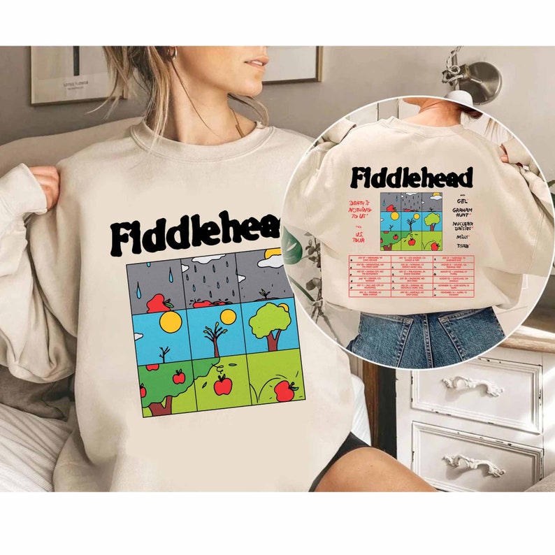 Fiddlehead 2024 Tour Shirt, Fiddlehead Band Fan Shirt, Fiddlehead 2024 Concert Shirt zdjęcie 3