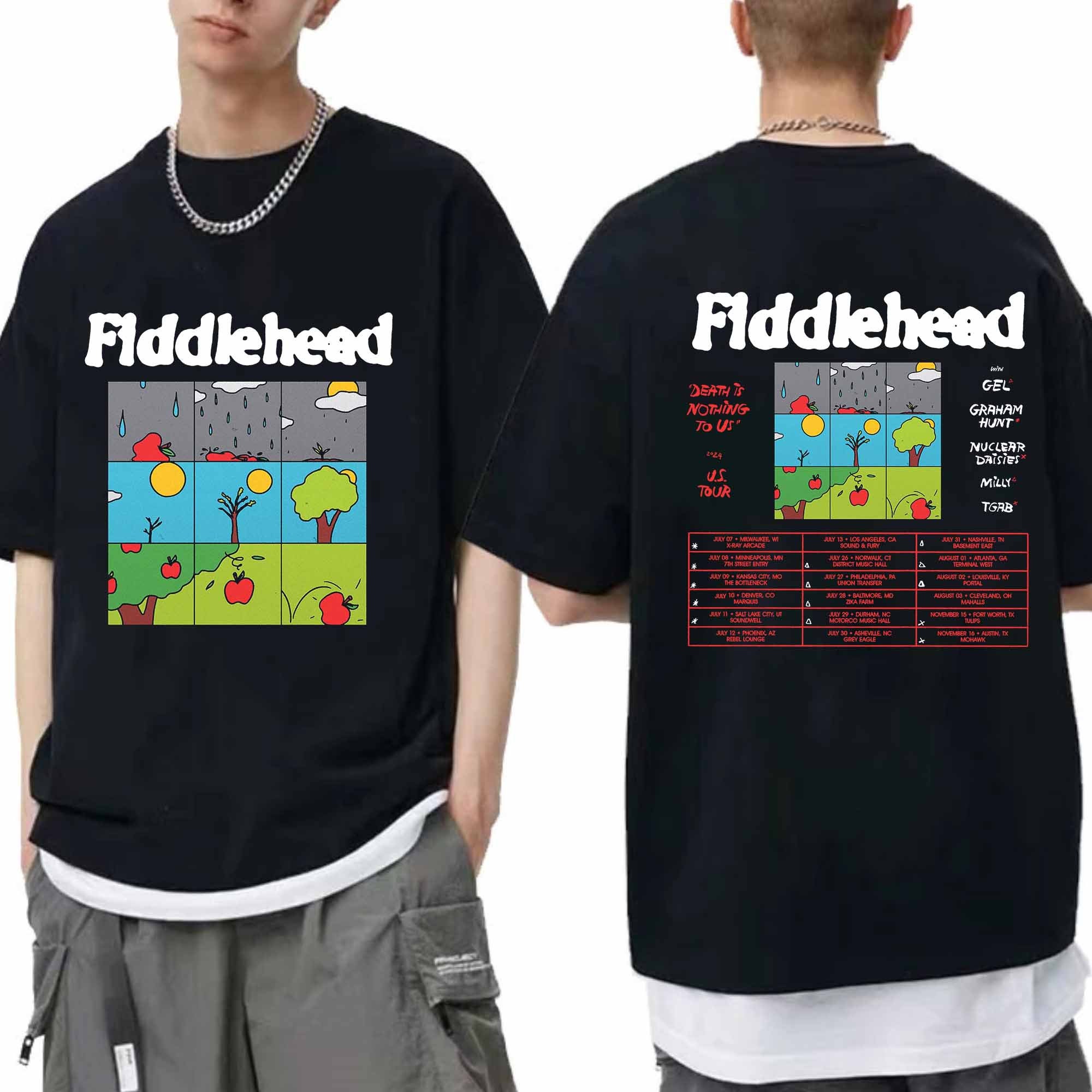 Fiddlehead 2024 Tour Shirt, Fiddlehead Band Fan Shirt