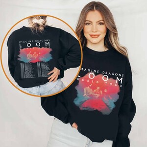 Imagine Dragons Loom Tour 2024 Shirt, Imagine Dragons Band Fan Shirt, Imagine Dragons 2024 Concert Shirt, Loom New Album Shirt image 2