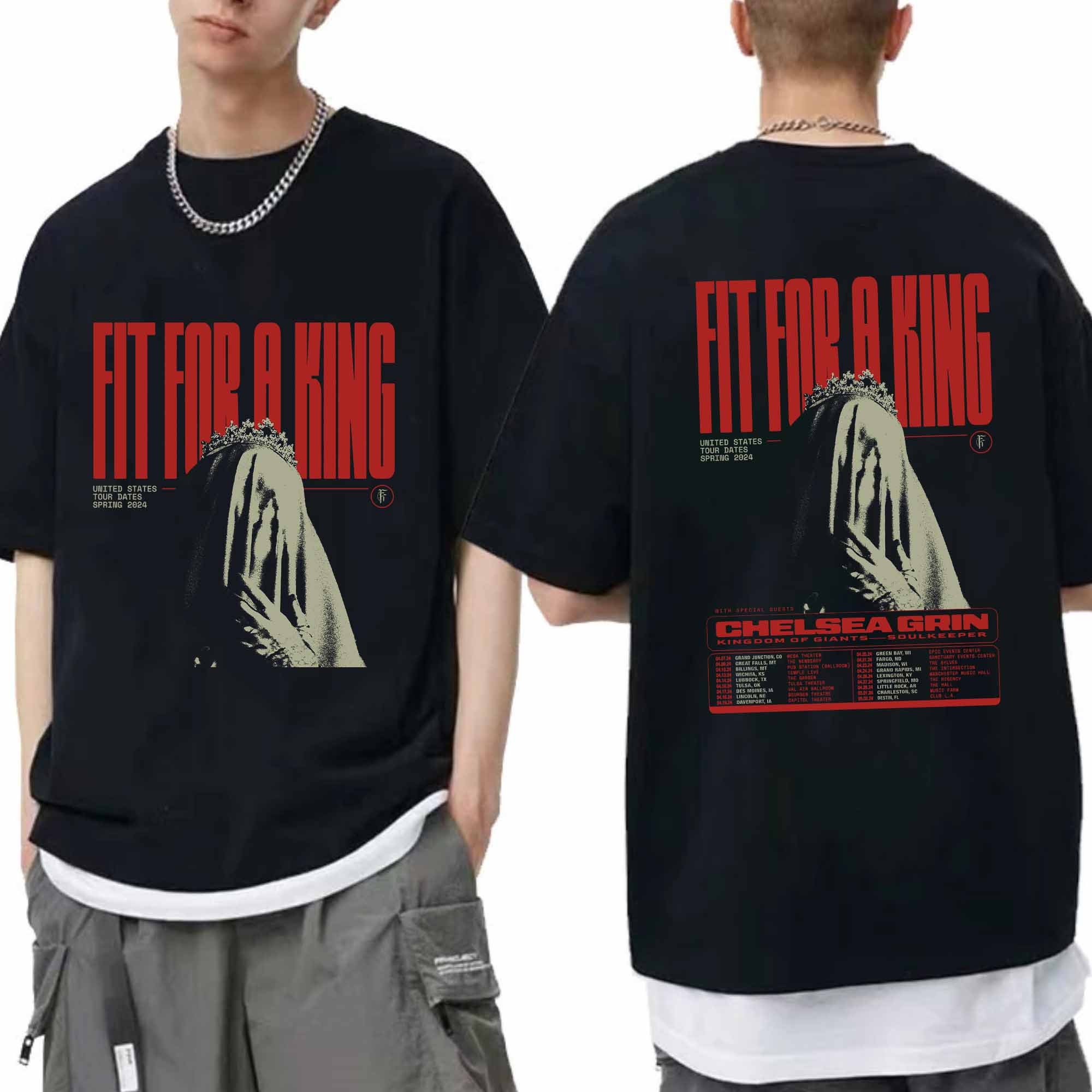 Fit For A King Tour 2024 Shirt, Fit For A King Fan Shirt