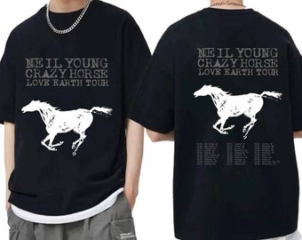 Neil Young and Crazy Horse 2024 Tour Shirt, Neil Young Fan Shirt, Neil Young 2024 Concert Shirt, Crazy Horse Tour 2024 Tee