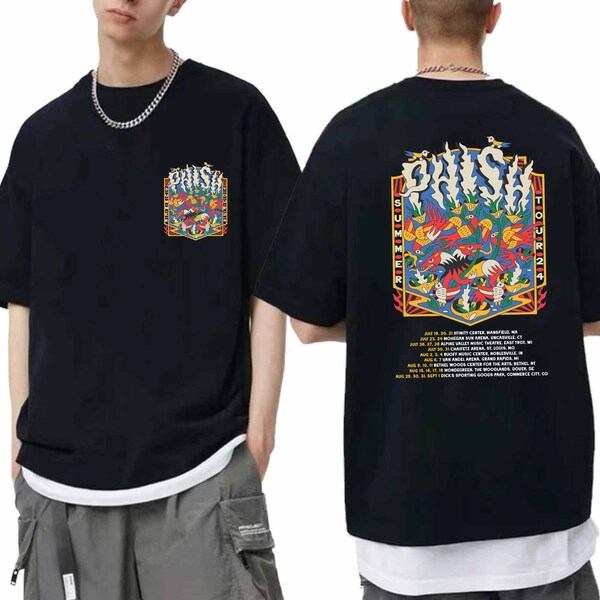 Camisa de la gira Phish Summer 2024, camisa de fan de Phish Band, camisa de concierto de Phish 2024