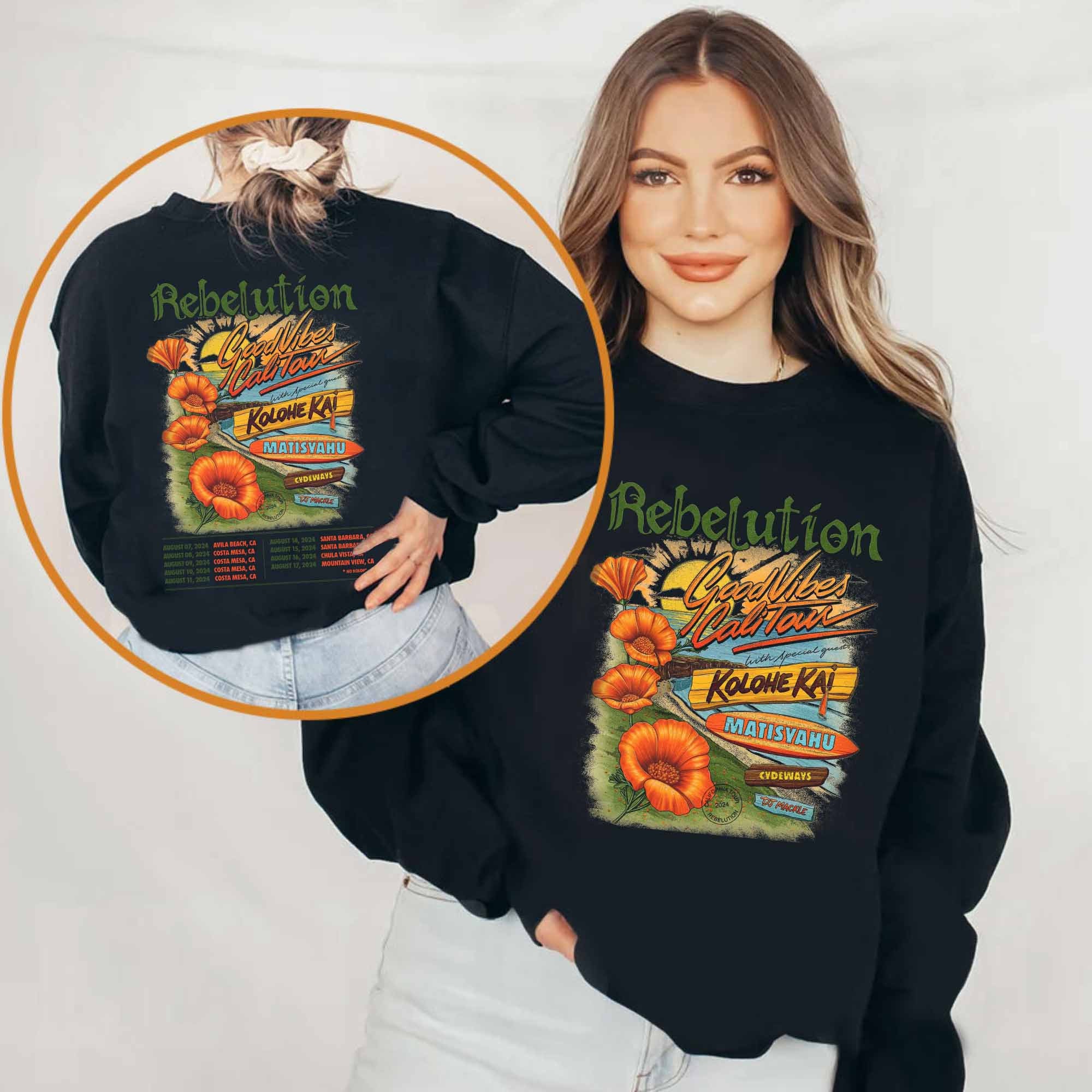 Rebelution Good V Cali 2024 Tour Shirt