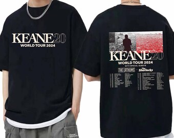 Keane World Tour 2024 Shirt, Keane Hopes and Fears 2024 Konzert Shirt, Keane Band Fan Shirt, Keane 2024 Konzert Shirt