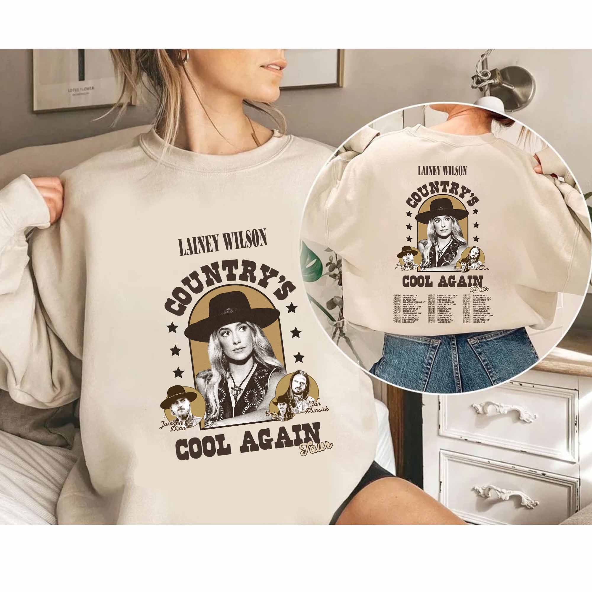 Lainey Wilson Countrys Cool Again Tour 2024 Shirt